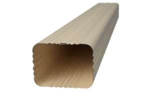 4X5 Aluminum Corrugated Downspout & Elbows profile