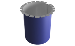 Flat Top Round Outlet profile