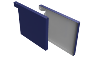 A-Style Box Gutter End Caps profile