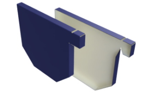 Custom Box Gutter End Caps profile