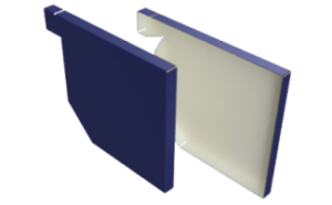 D-Style Box Gutter End Caps profile