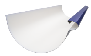 Commercial Half Round Gutter profile