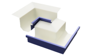 A-Style Box Gutter Miters profile