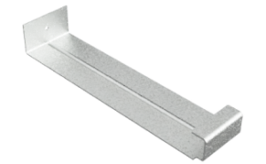 7" Hidden Gutter Stamped Hanger — Aluminum & Stainless Steel profile